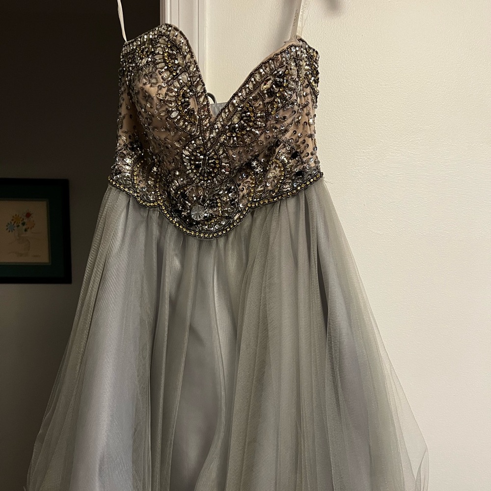 TERANI SHORT PROM DRESS